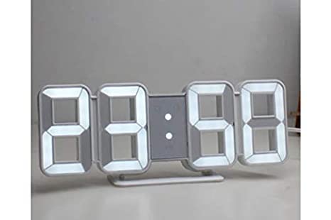 Acrylic Digital LED Display Clock - Stylish Electricity-Powered Table and Wall Hanging Alarm Clock
