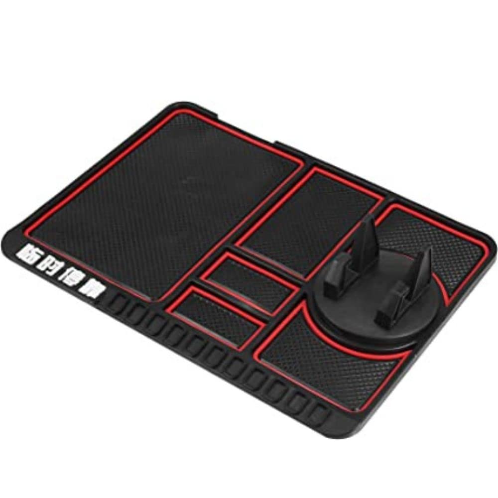 Universal Non-Slip Car Dashboard Mat & Phone Holder - Secure Grip for Smartphone, GPS, and More!