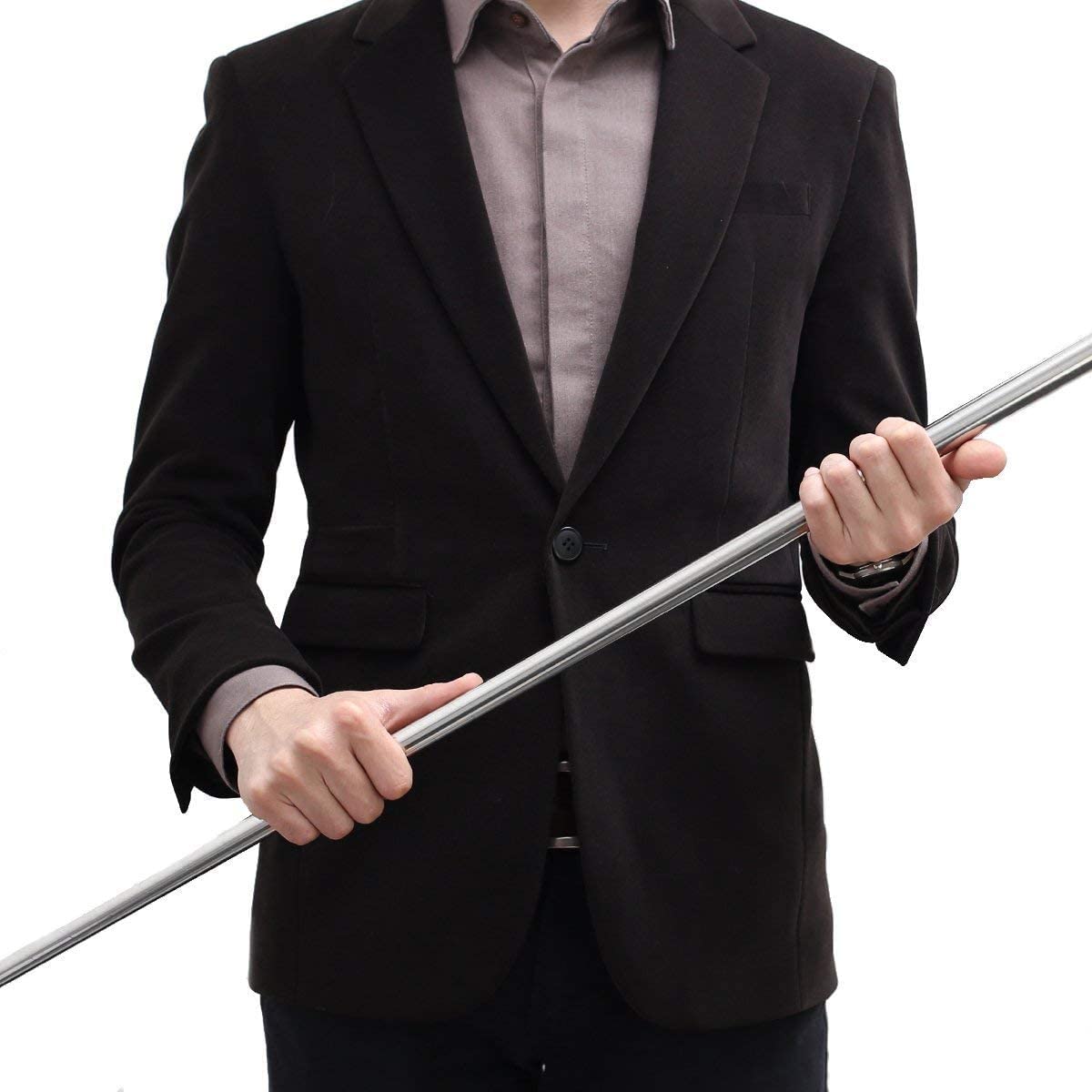 Mesmerize Your Audience with the Magic Stick Silver Appearing Cane - A Professional Trick Prop for Magicians!