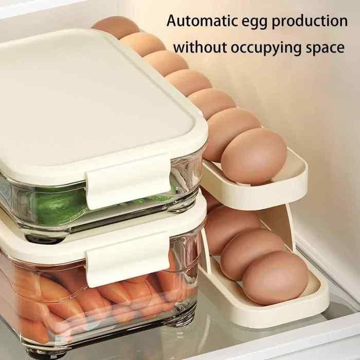 Automatically Rolling Egg Dispenser