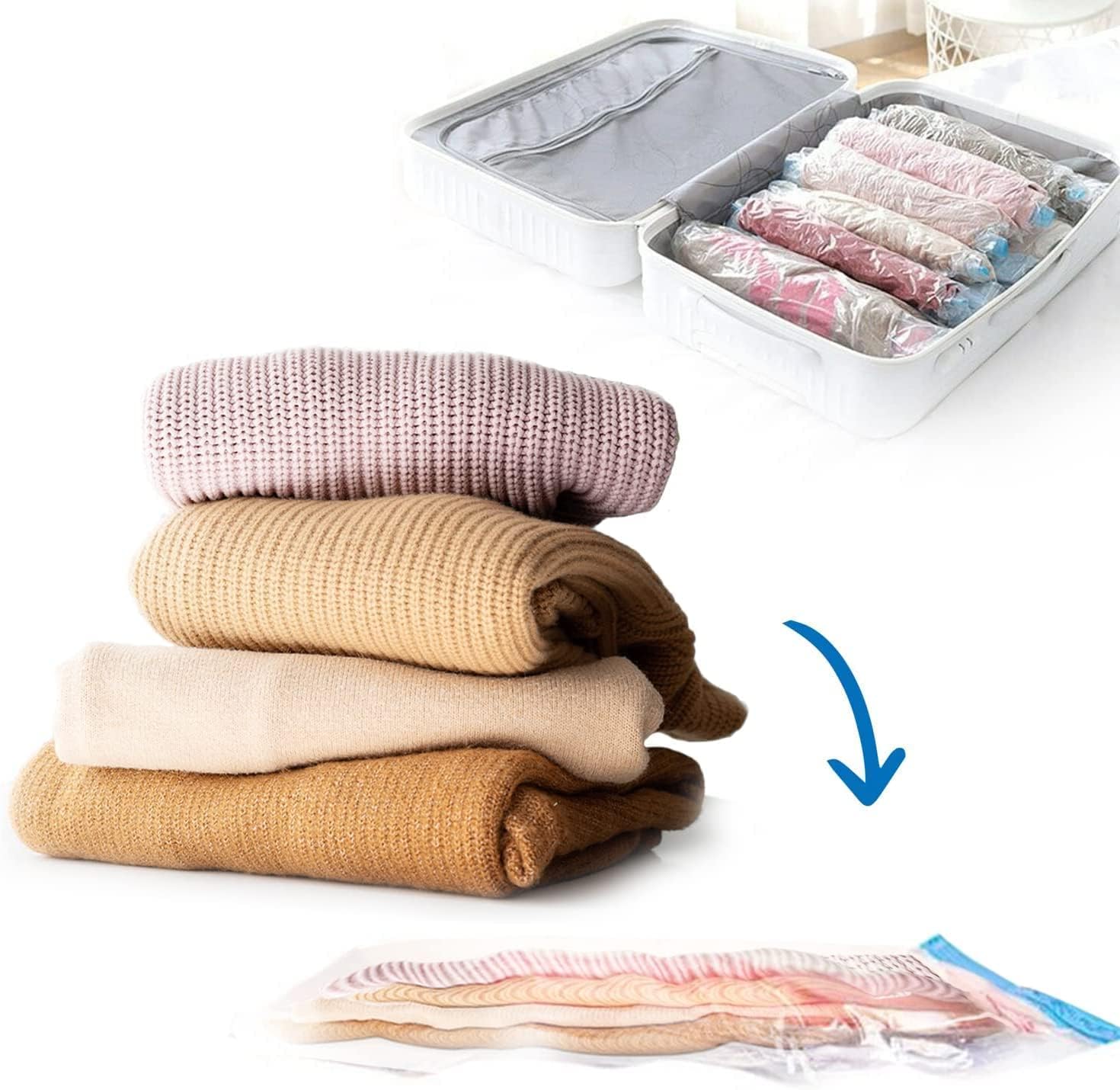Maximize Storage Space with SpaceSaver Vacuum Storage Bags – Your Ultimate Solution for Organized and Compact Storage!