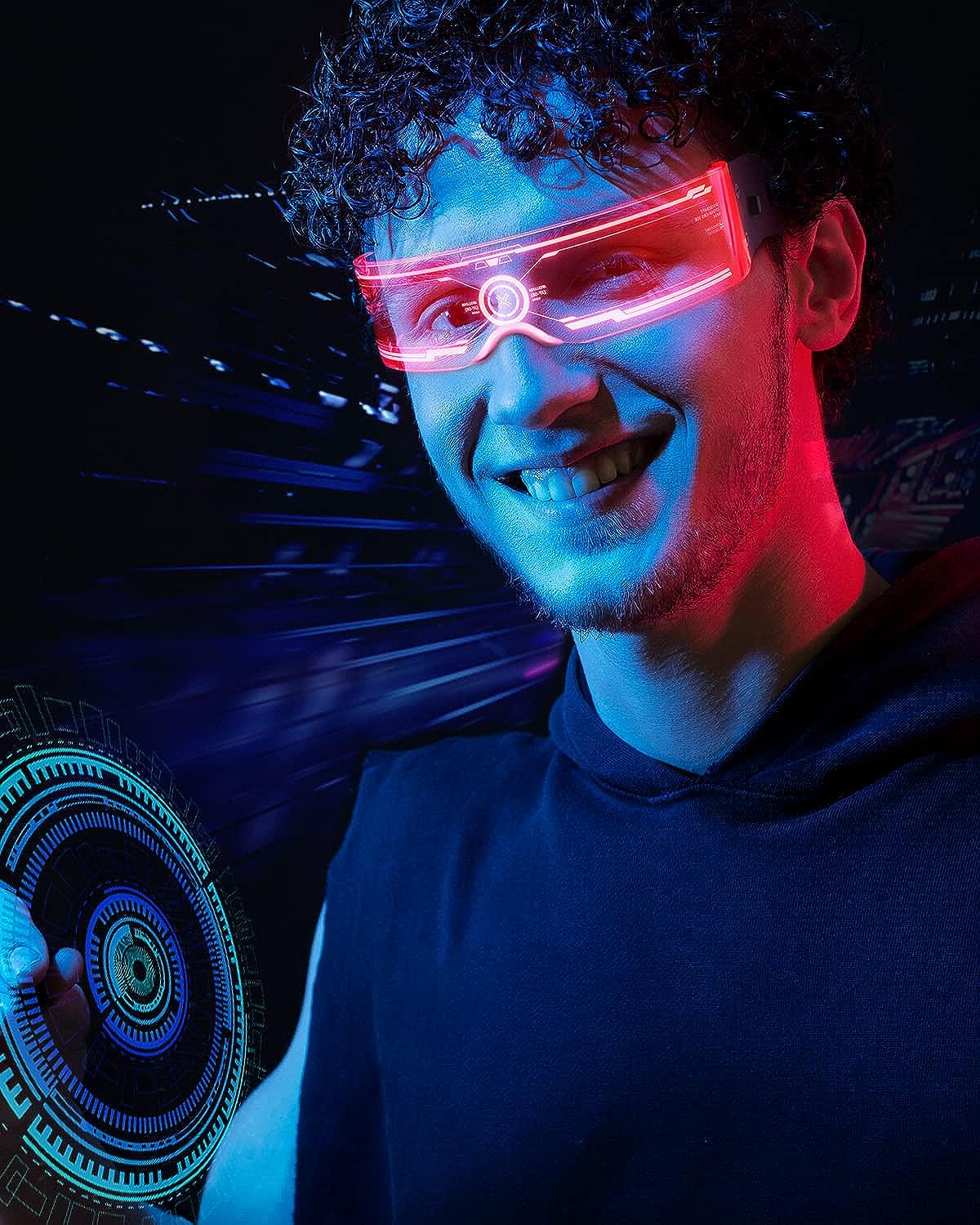 Illuminate Your Style with Luminous LED Glasses: A Dazzling Addition to Your Party Look!