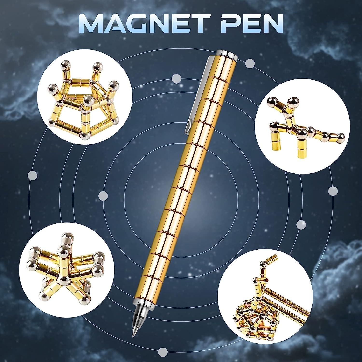 Innovative Fidget Toys Pen – The Ultimate Magnetic Metal Pen for Creative Expression and Stress Relief