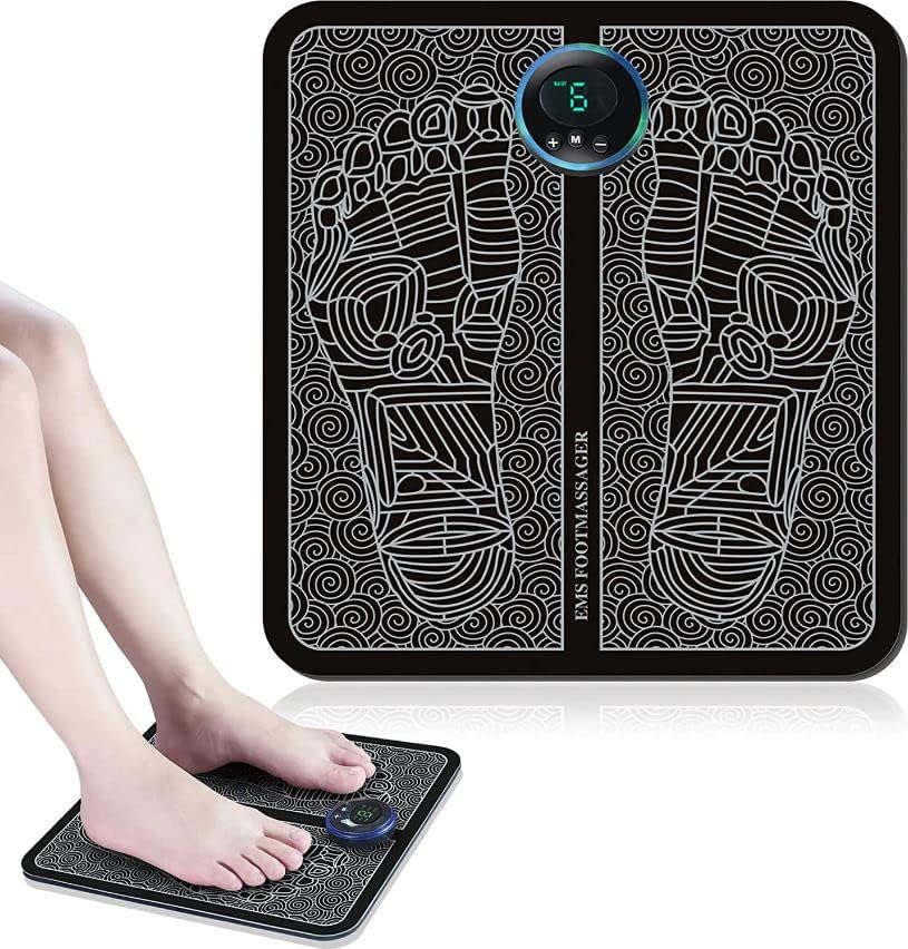 Experience Deep Relief with EMS Foot Massager - Portable, Rechargeable, and Versatile Pain Relief Solution
